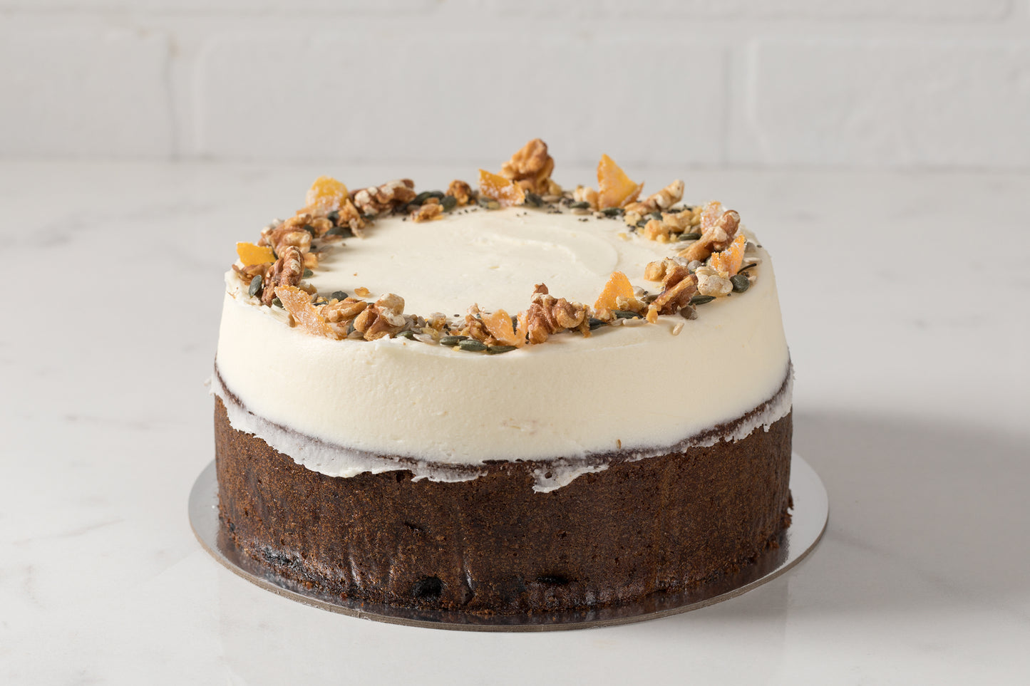 
                  
                    Carrot, Orange & Walnut Cake
                  
                