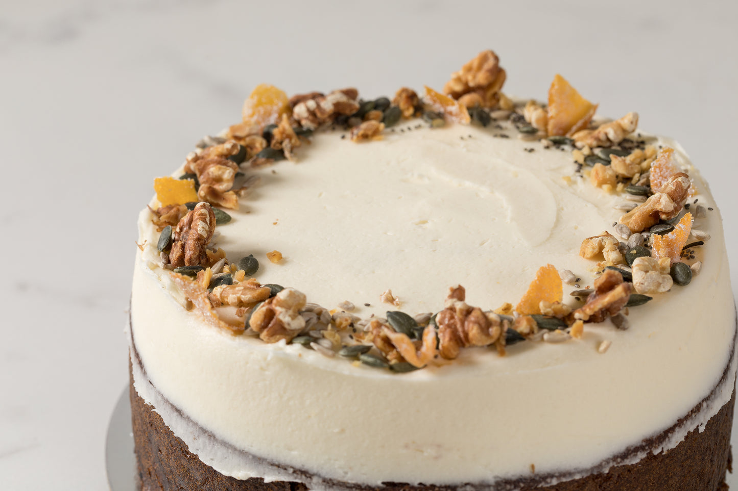 
                  
                    Carrot, Orange & Walnut Cake
                  
                