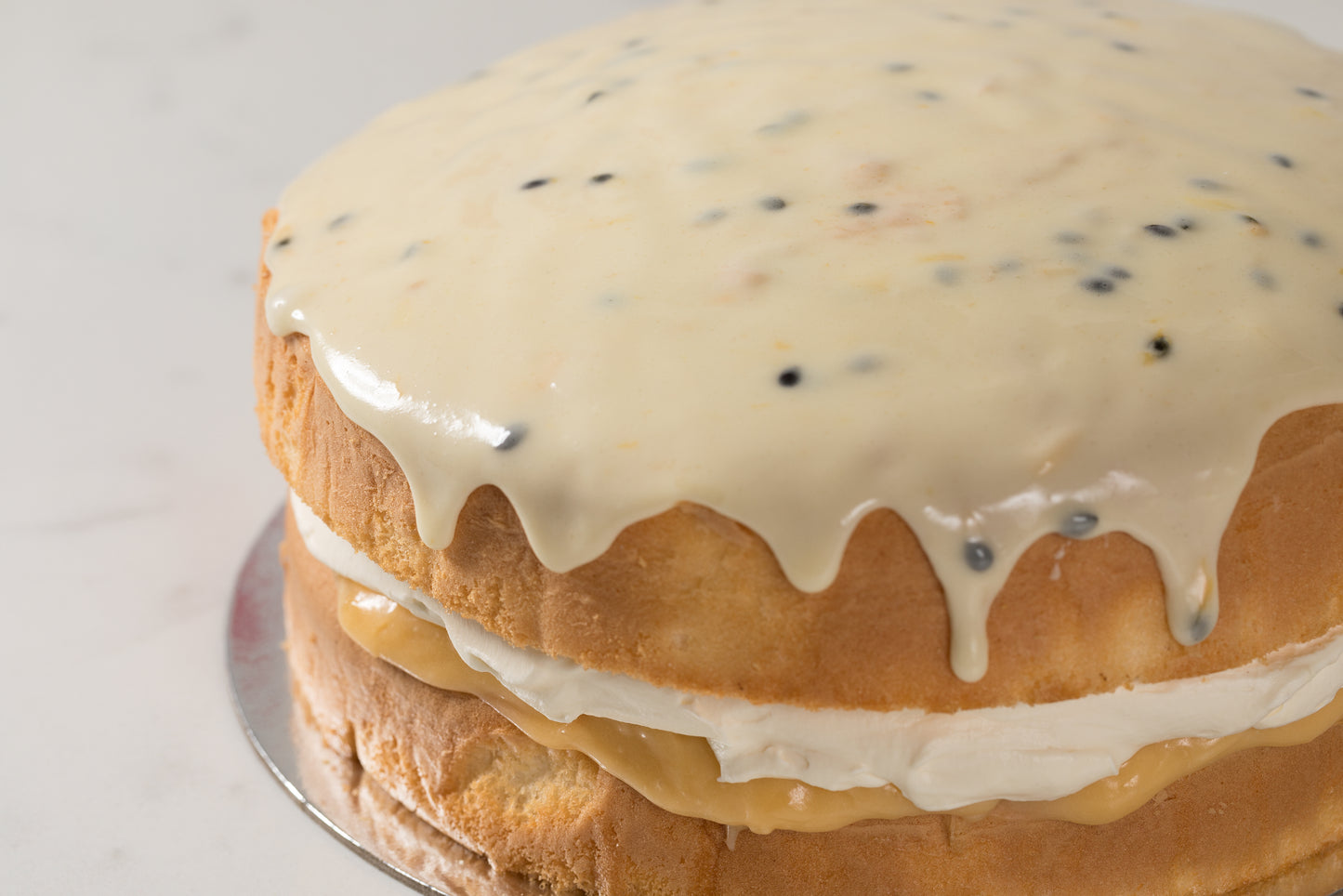 
                  
                    Coming Soon - Classic Sponge with Passionfruit & Fresh Cream
                  
                
