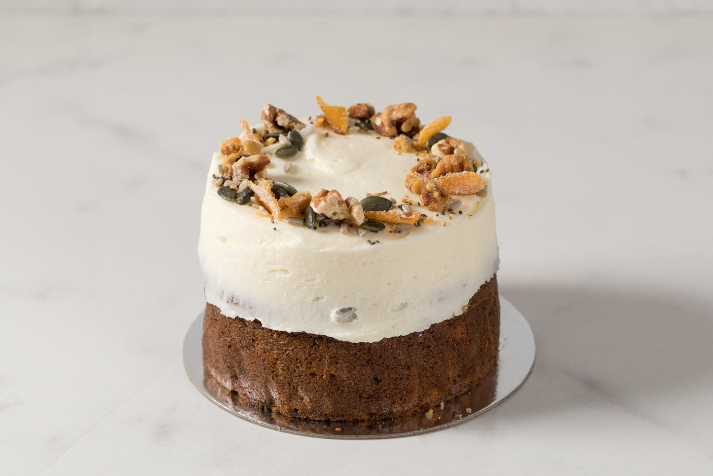 
                  
                    Carrot, Orange & Walnut Cake
                  
                