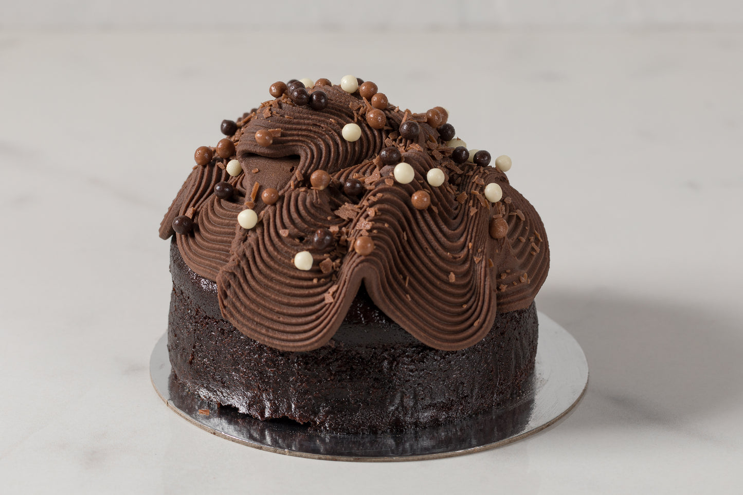 
                  
                    Double Chocolate Cake with Chocolate Ganache Icing
                  
                