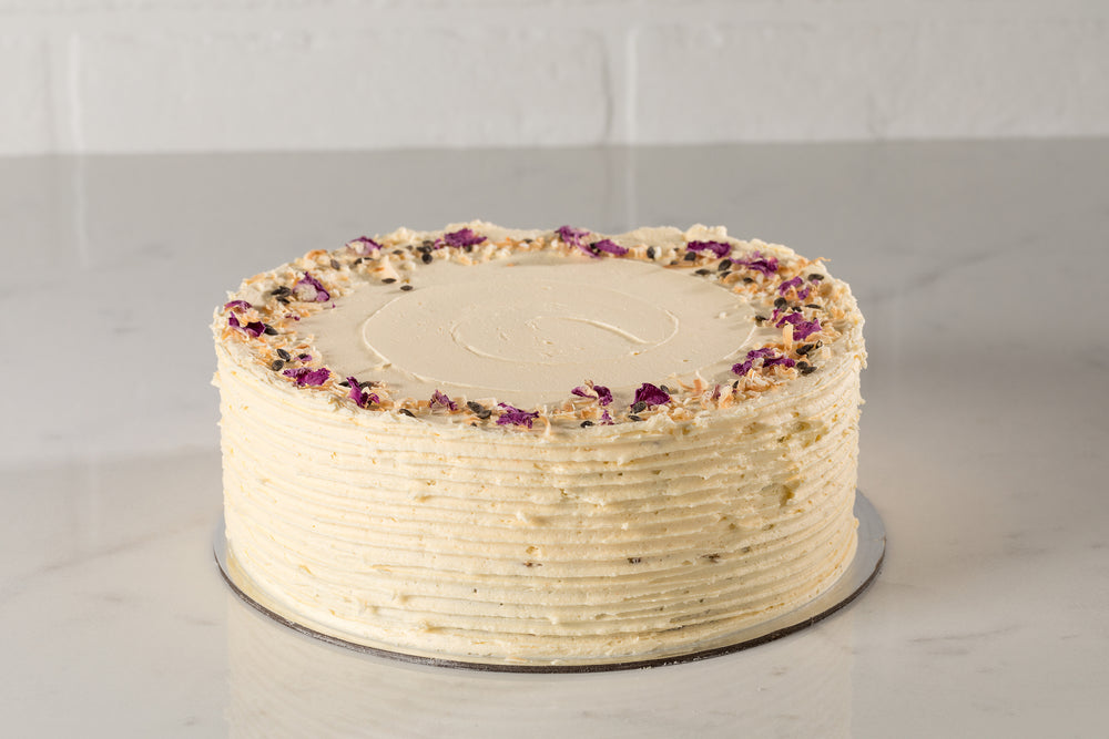 Coming Soon - Coconut & Passionfruit Cake