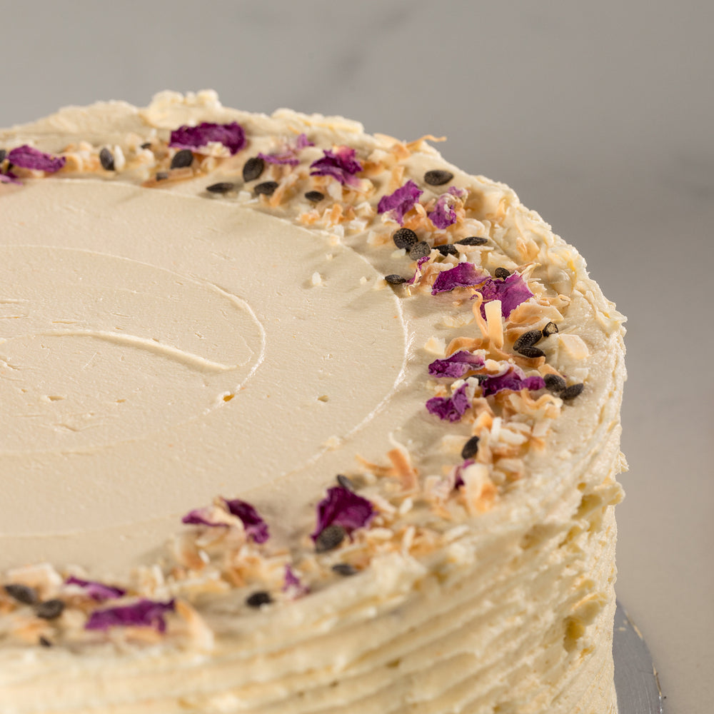 
                  
                    Coming Soon - Coconut & Passionfruit Cake
                  
                