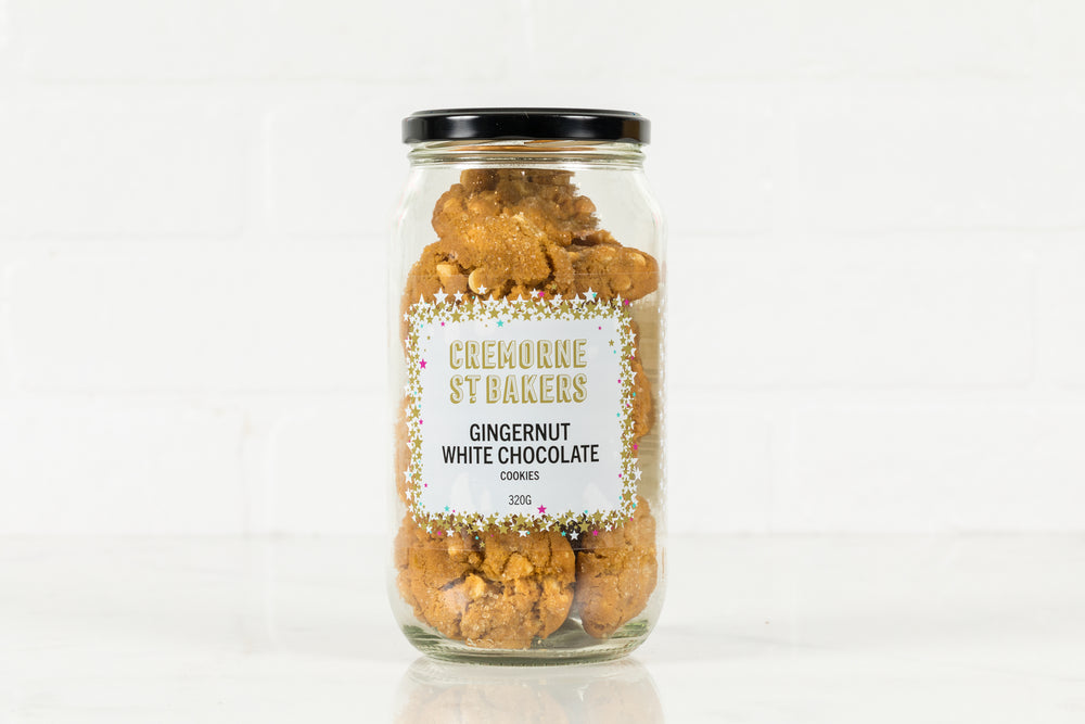 Ginger White Chocolate Cookies