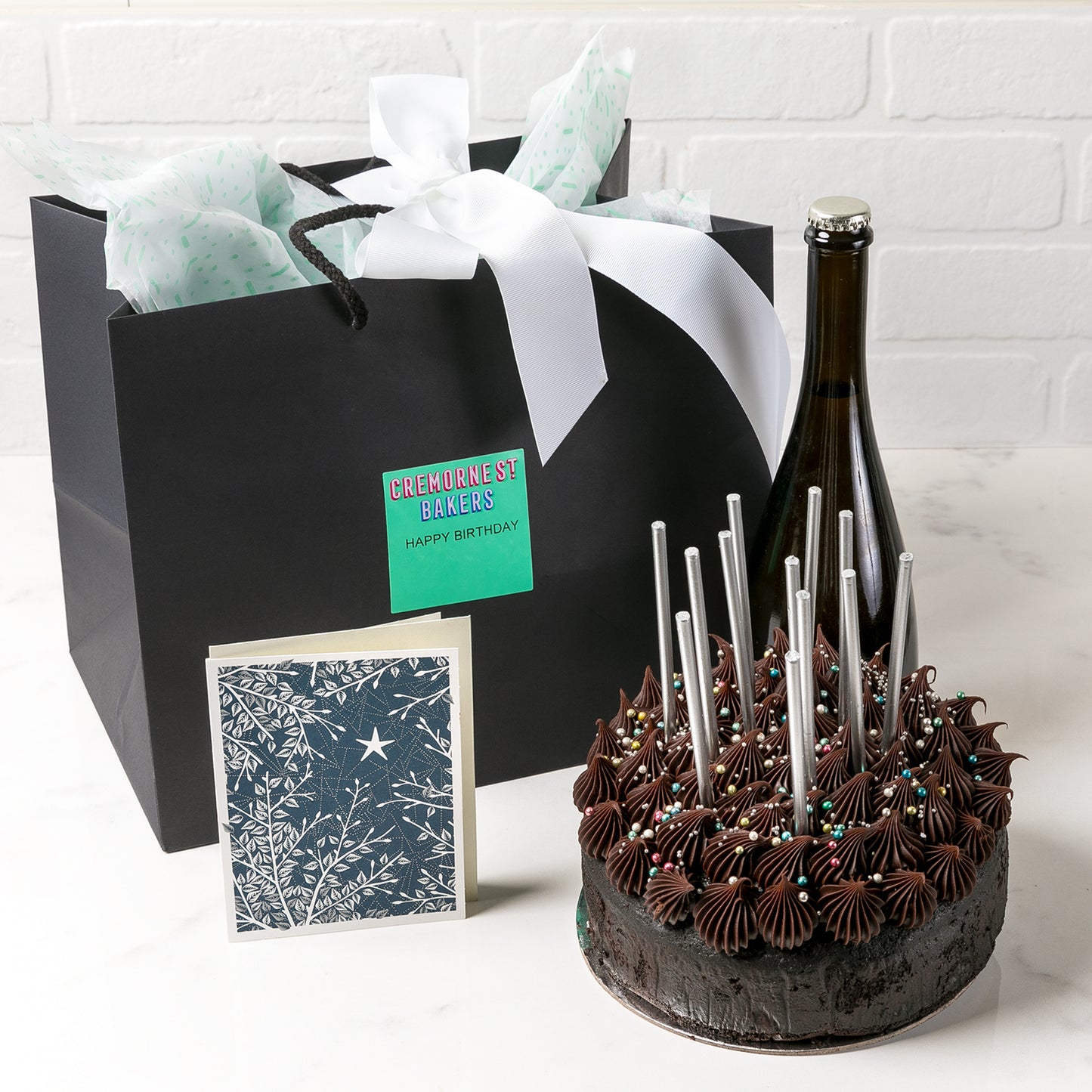 
                  
                    chocolate cake Cremorne Street Bakers birthday box. home delivery free melbourne 
                  
                