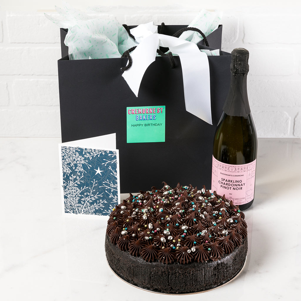 chocolate Cake free home delivery Cremorne Street Bakers, best cakes in melbourne, birthday boxes