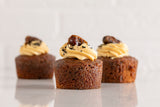 Sticky Date Pudding with Butterscotch Icing (Wheat free)