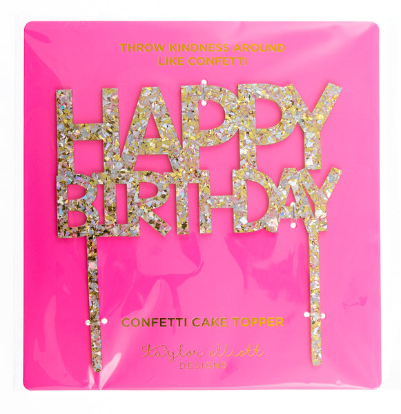 Happy Birthday  - Confetti