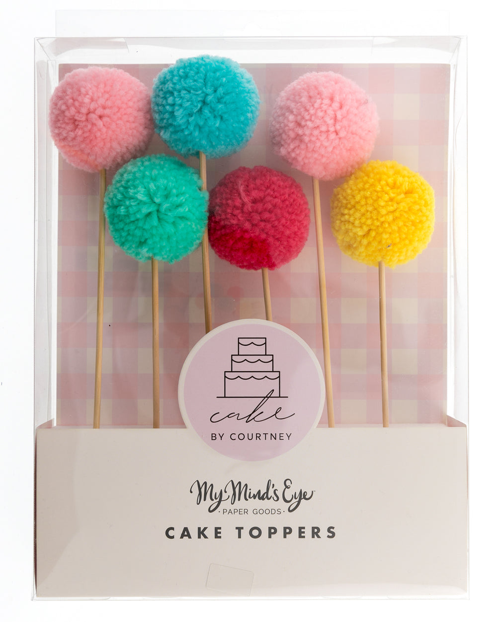 Pom Poms Cake Topper