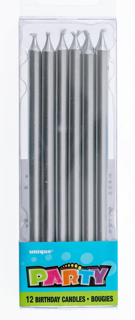Candles Silver Tall