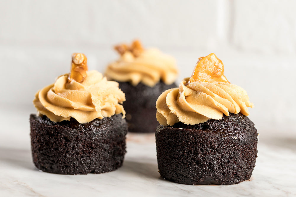 Toffee Chocolate Peanut Butter Bourbon Cake