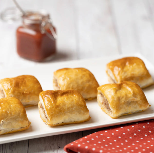 Party Beef Sausage Rolls